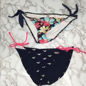 Bundle of Two Hollister Bikini Bottoms Sz Medium